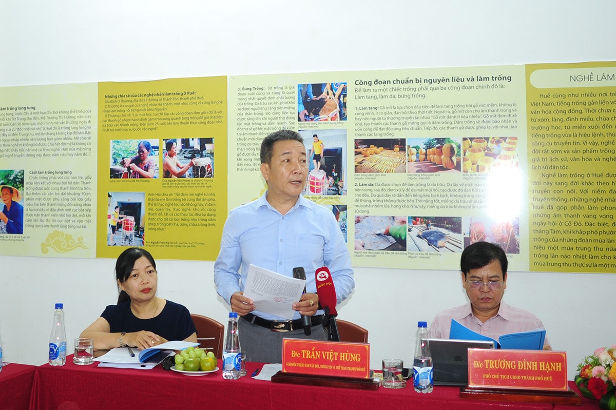 Đoàn giám sát của Ủy ban Thường vụ Quốc hội làm việc với Trung tâm Văn hóa, Thông tin và Thể thao Thành phố Huế -0