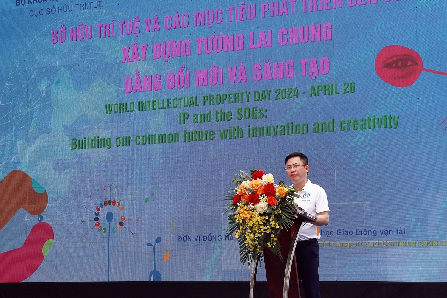 Phó Cục trưởng Cục Sở hữu trí tuệ Lê Huy Anh phát biểu tại sự kiện Hưởng ứng Ngày Sở hữu trí tuệ thế giới năm 2024 -0