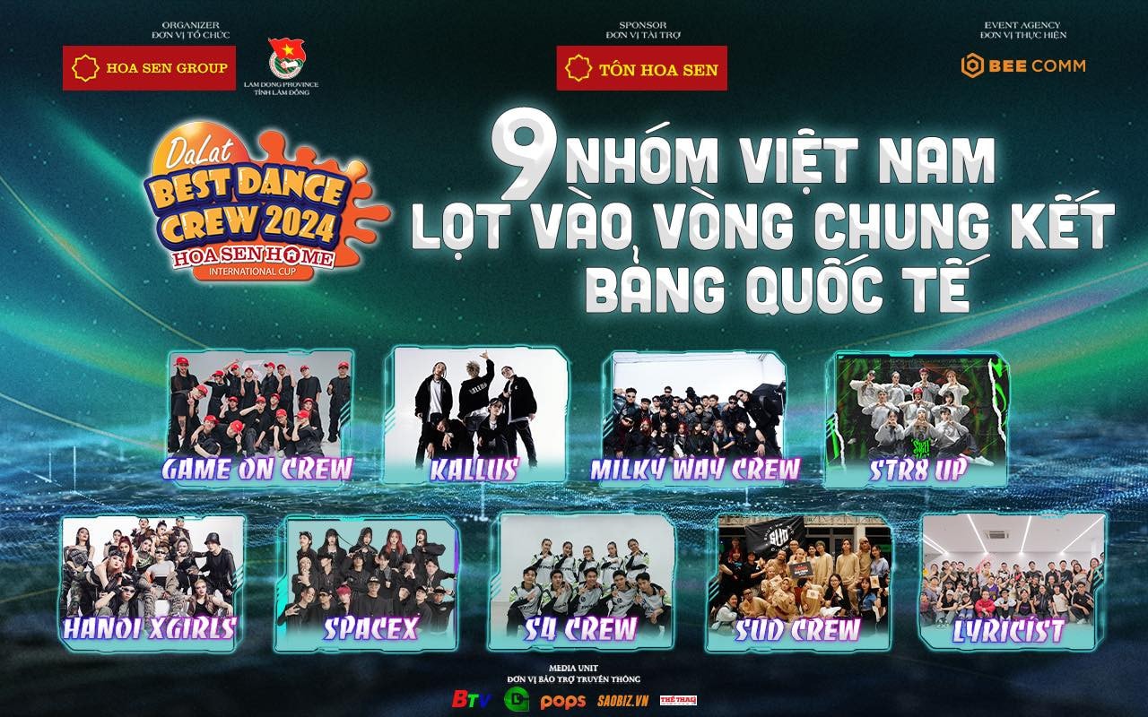 Dalat Best Dance Crew 2024 – Hoa Sen Home International Cup chính thức quay trở lại dịp lễ 30.4 -0