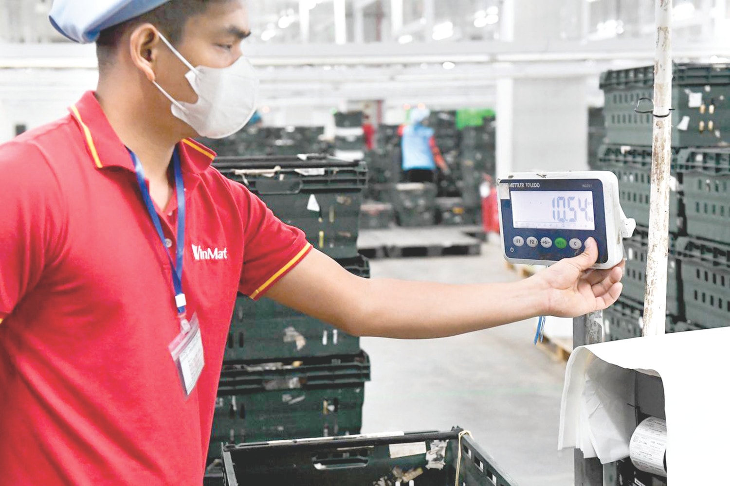 Hệ thống ghi nhận trọng lượng đơn hàng tự động của WinCommerce