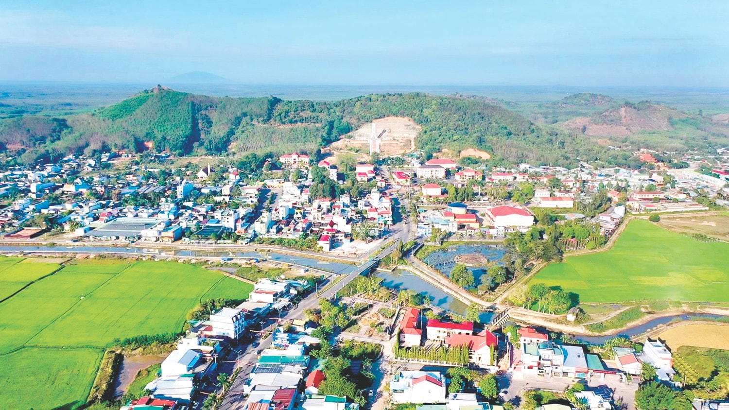 Trung tâm huyện Tánh Linh, Bình Thuận Ảnh: Thạc Hiếu