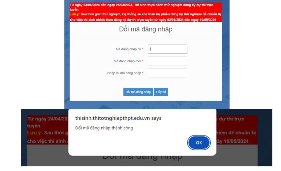 Hướng dẫn chi tiết các bước đăng ký dự thi tốt nghiệp THPT năm 2024 trực tuyến -0