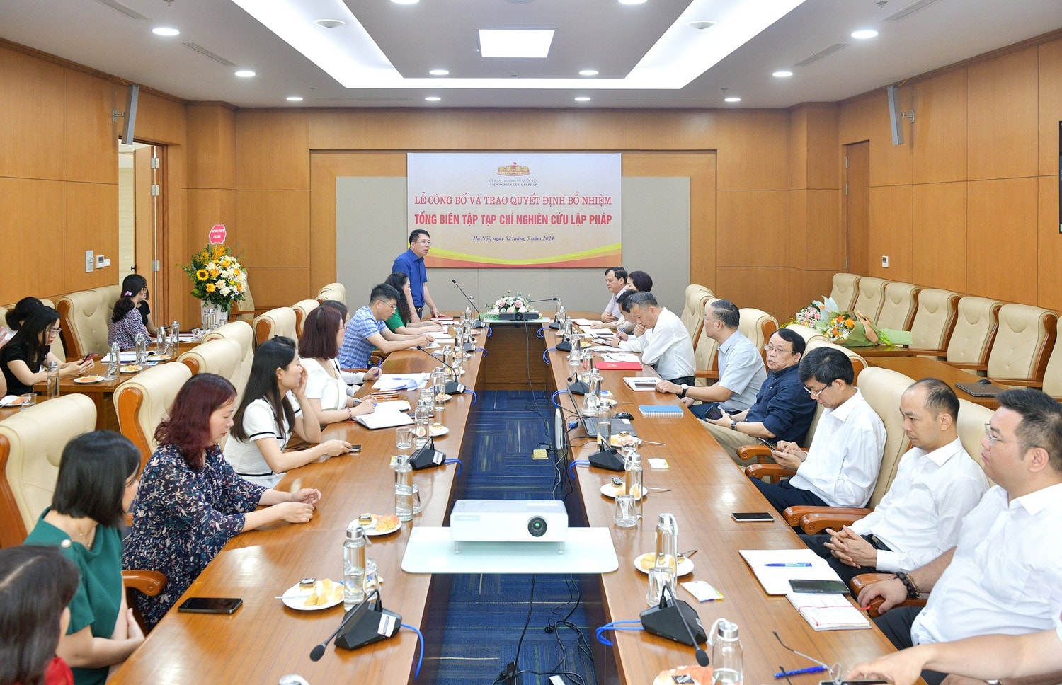 Quang cảnh buổi Lễ trao quyết định và bổ nhiệm
