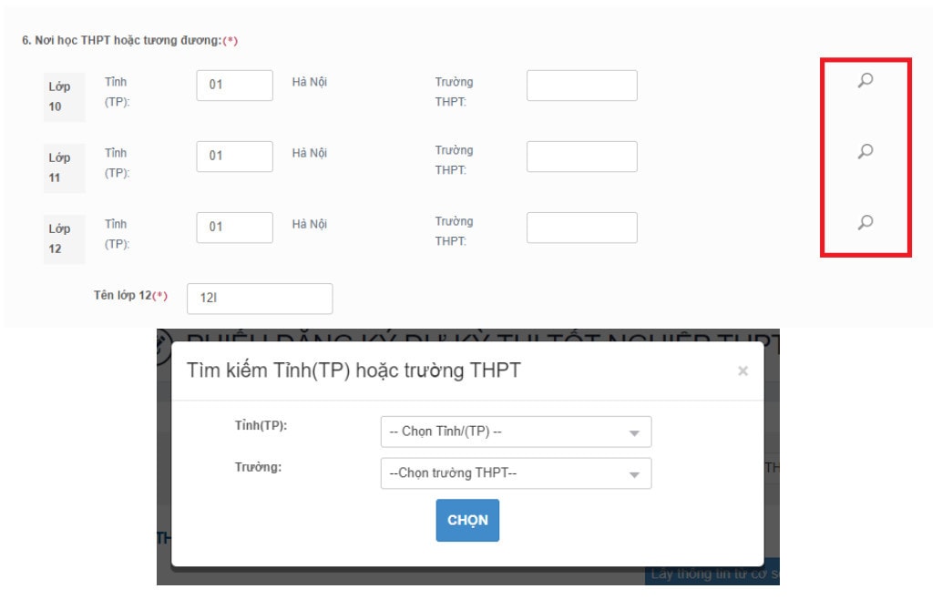 Hướng dẫn chi tiết các bước đăng ký dự thi tốt nghiệp THPT năm 2024 trực tuyến -0