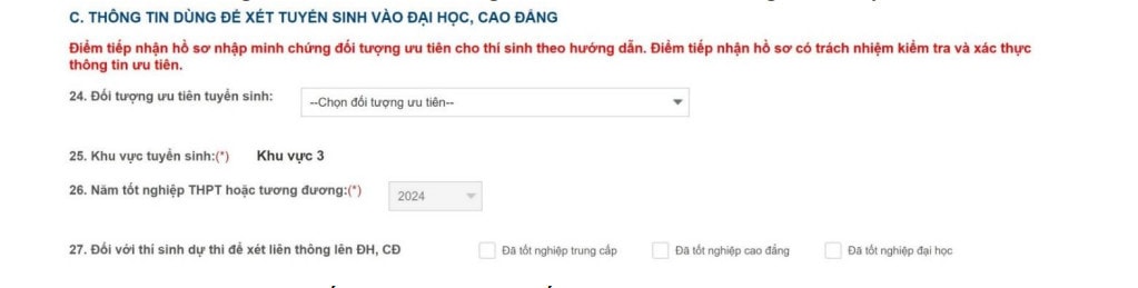 Hướng dẫn chi tiết các bước đăng ký dự thi tốt nghiệp THPT năm 2024 trực tuyến -0