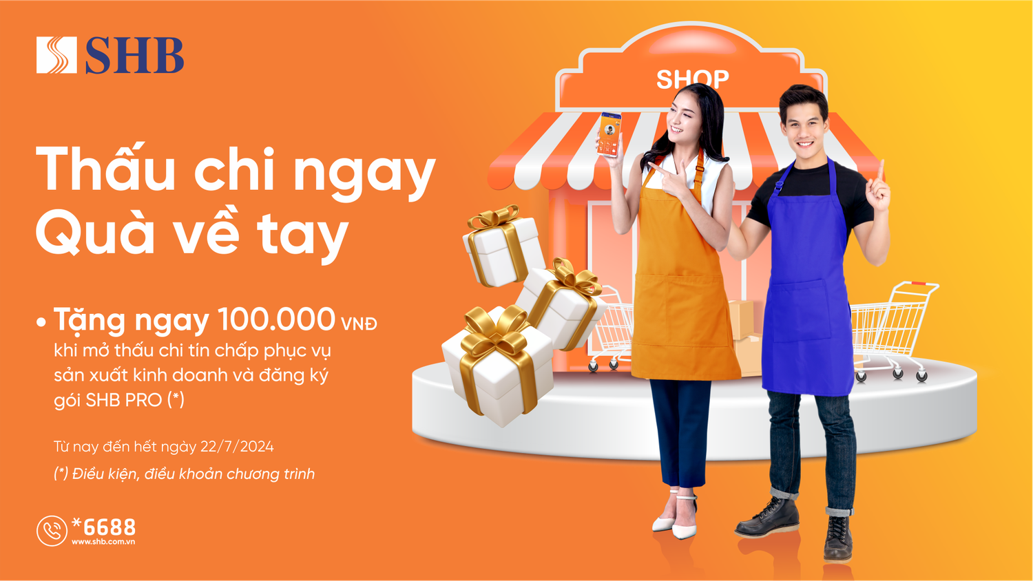 SHB cấp hạn mức thấu chi lên tới 300 triệu đồng hỗ trợ khách hàng mở rộng kinh doanh -0