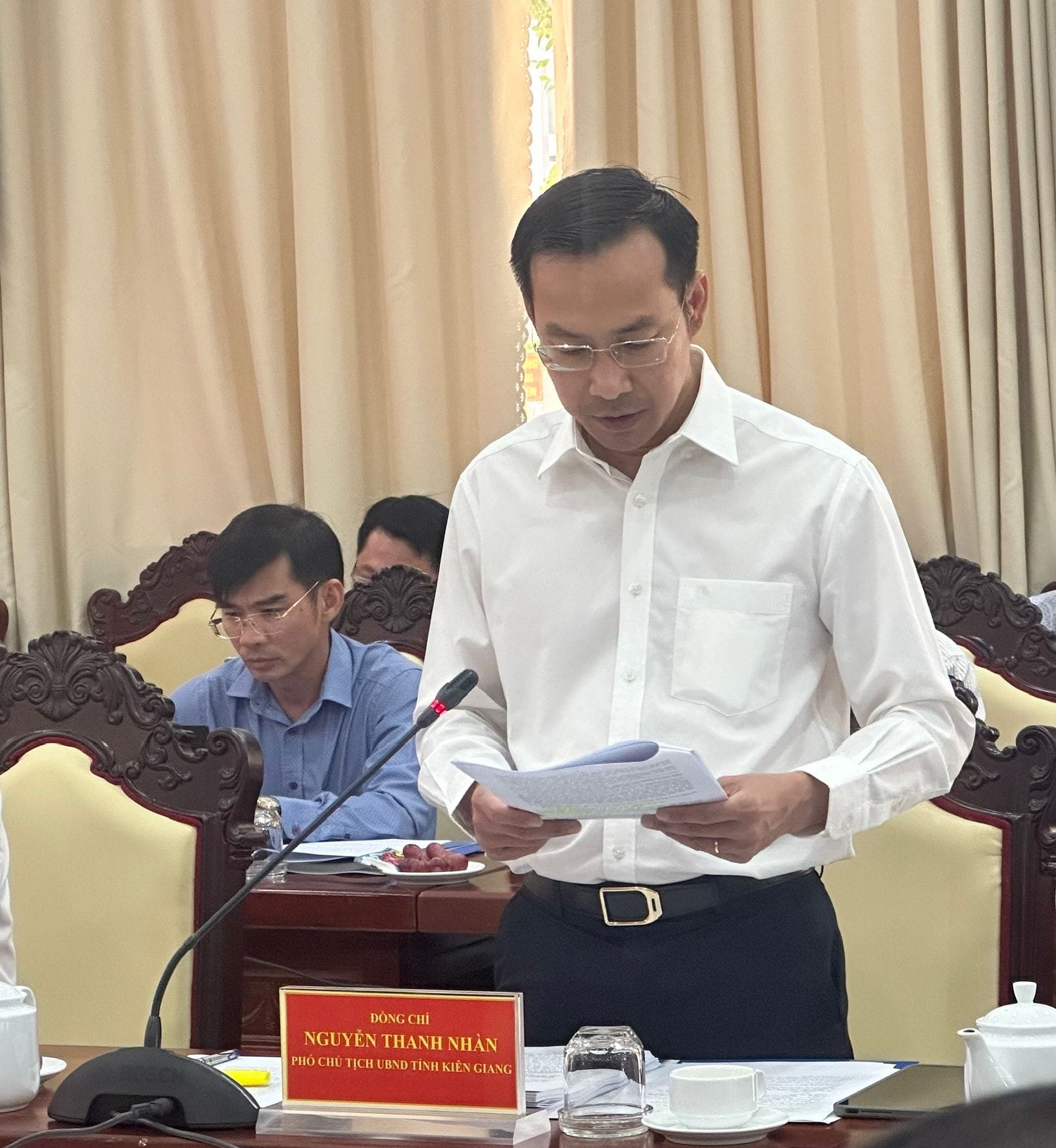 Đoàn giám sát của Ủy ban Thường vụ Quốc hội làm việc với UBND tỉnh Kiên Giang -0