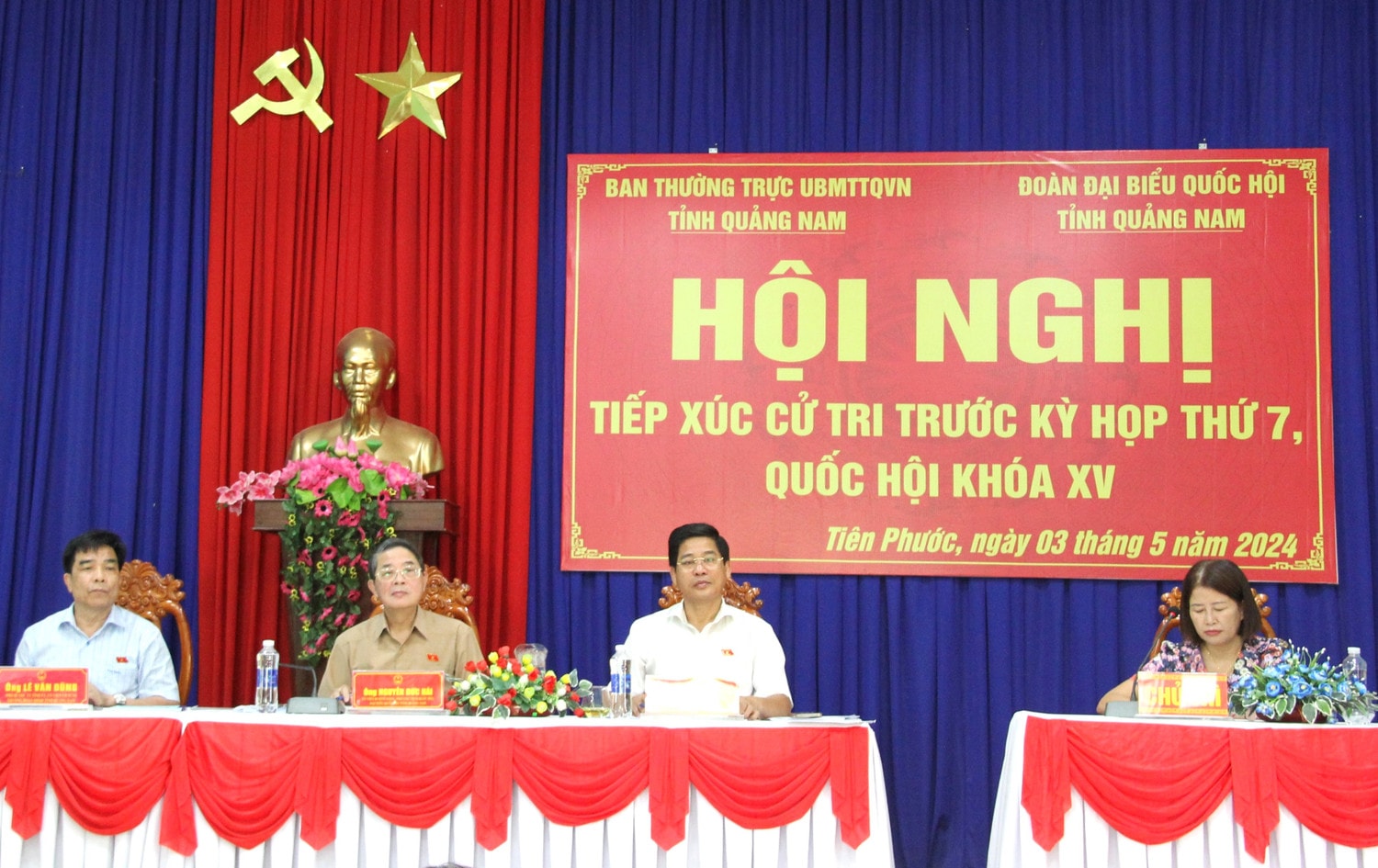 Đoàn đại biểu Quốc hội tỉnh Quảng Nam tiếp xúc cử tri trước Kỳ họp thứ Bảy, Quốc hội Khóa XV