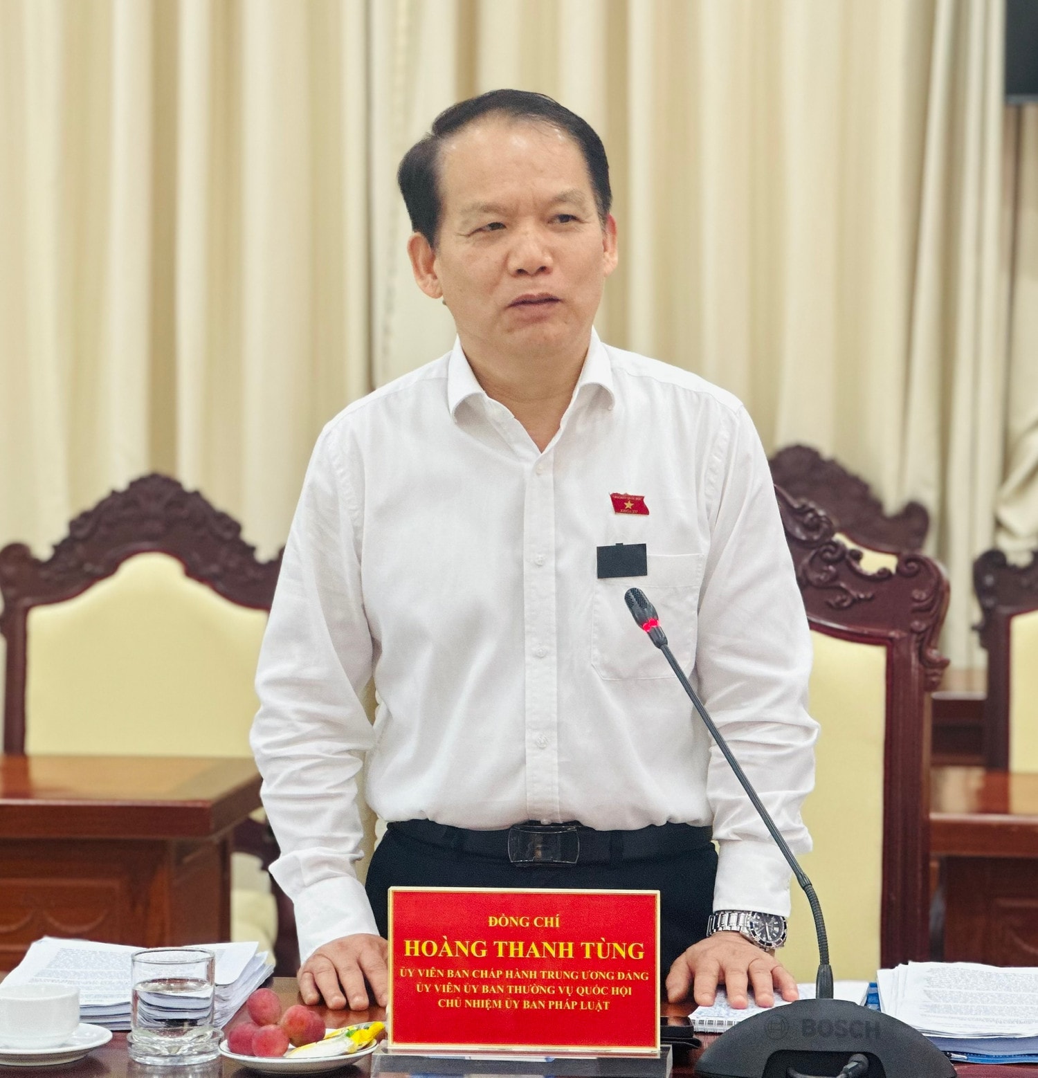 Đoàn giám sát của Ủy ban Thường vụ Quốc hội làm việc với UBND tỉnh Kiên Giang 