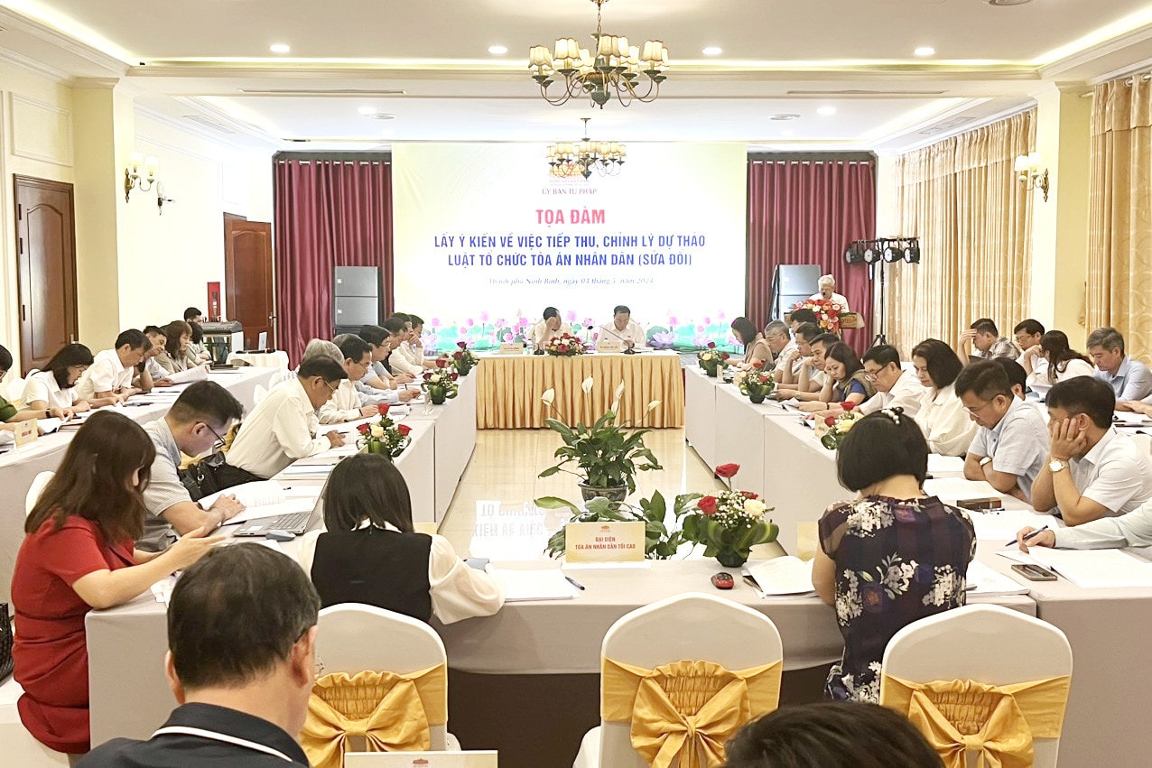 Tọa đàm về việc tiếp thu, chỉnh lý dự thảo Luật Tổ chức Tòa án nhân dân (sửa đổi) -0