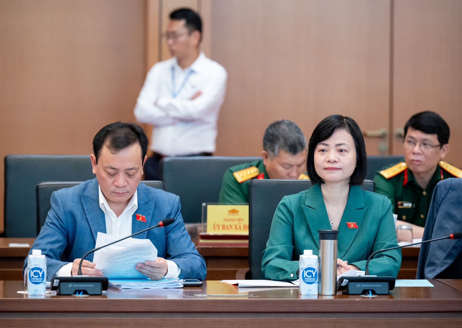 Phó Chủ tịch Thường trực Quốc hội Trần Thanh Mẫn dự và phát biểu chỉ đạo tại Phiên giải trình về trách nhiệm quản lý nhà nước về phòng, chống tác hại của thuốc lá điện tử -0