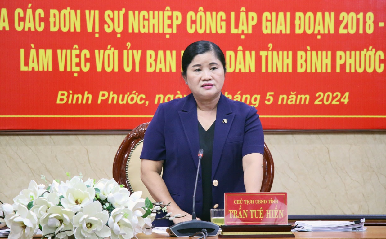Đoàn giám sát của Ủy ban Thường vụ Quốc hội làm việc với UBND tỉnh Bình Phước -0
