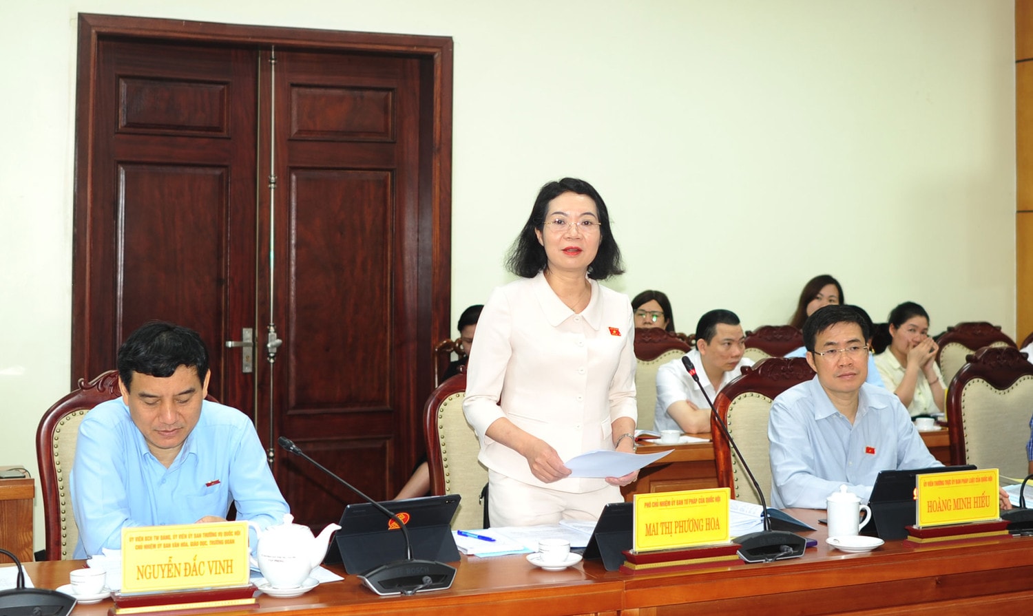 Đoàn giám sát của Ủy ban Thường vụ Quốc hội về đơn vị sự nghiệp công lập làm việc với UBND tỉnh Thái Nguyên -0