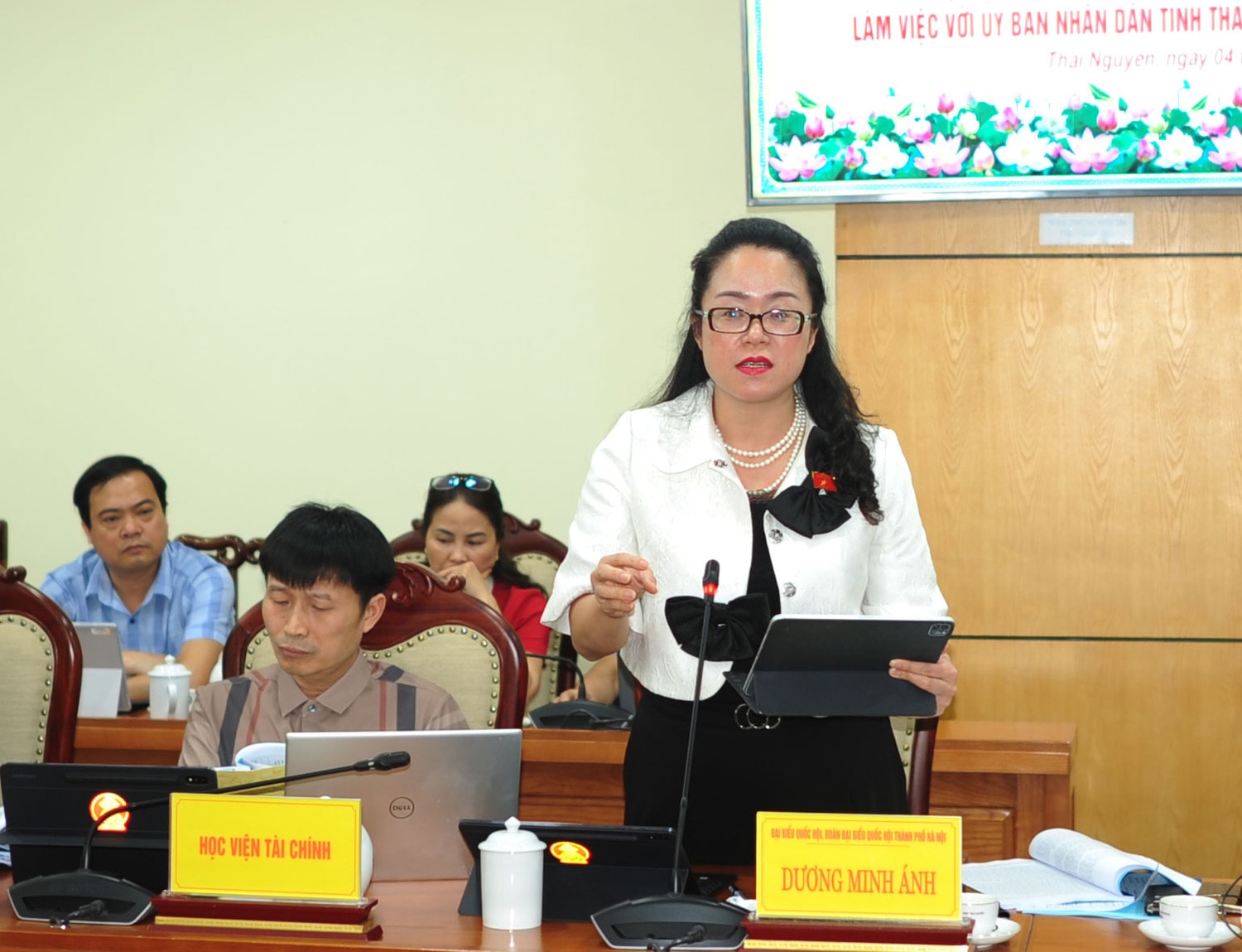 Đoàn giám sát của Ủy ban Thường vụ Quốc hội về đơn vị sự nghiệp công lập làm việc với UBND tỉnh Thái Nguyên -0