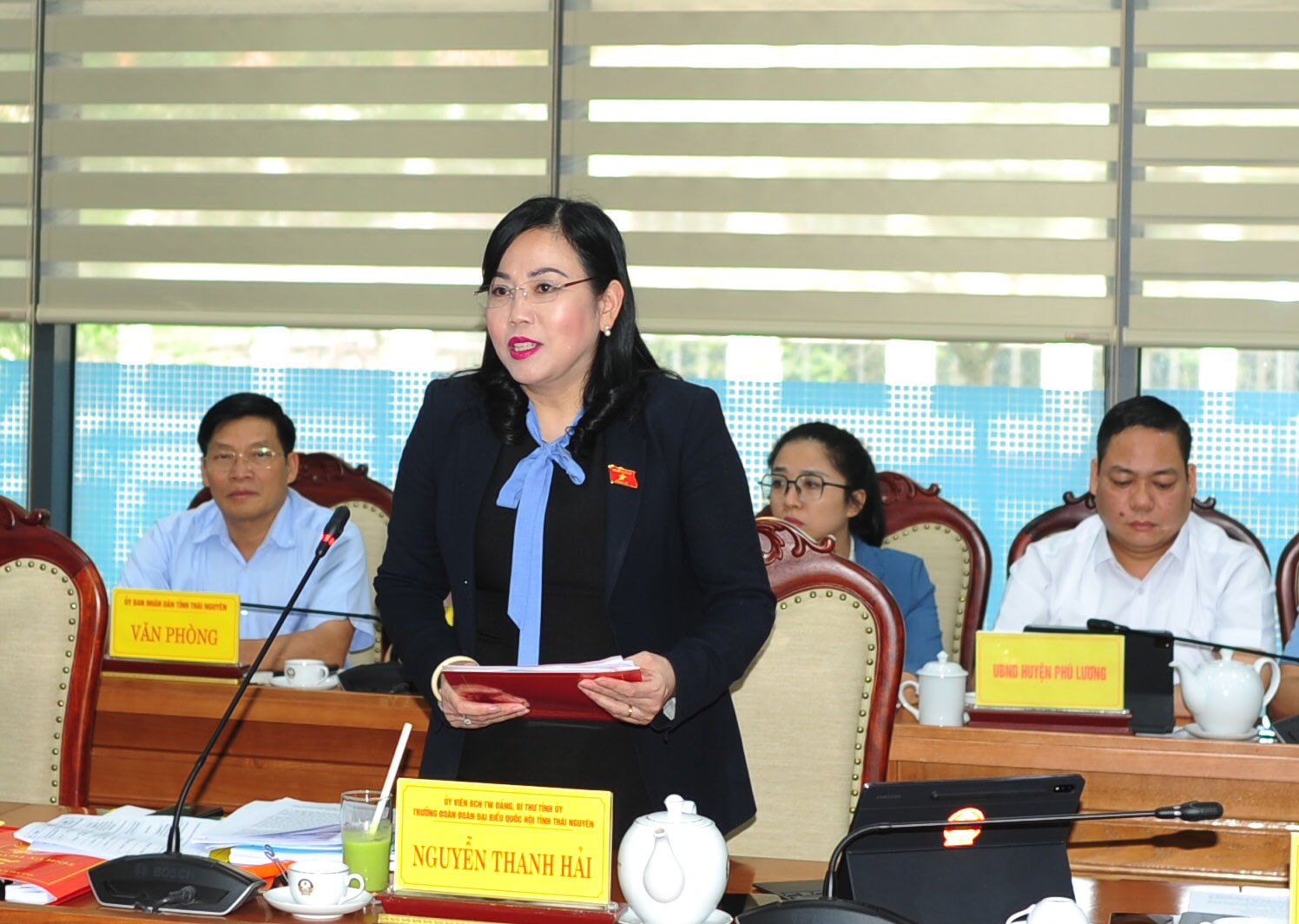 Đoàn giám sát của Ủy ban Thường vụ Quốc hội về đơn vị sự nghiệp công lập làm việc với UBND tỉnh Thái Nguyên -0