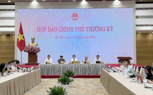 Họp báo Chính phủ thường kỳ tháng 4.2024 -0