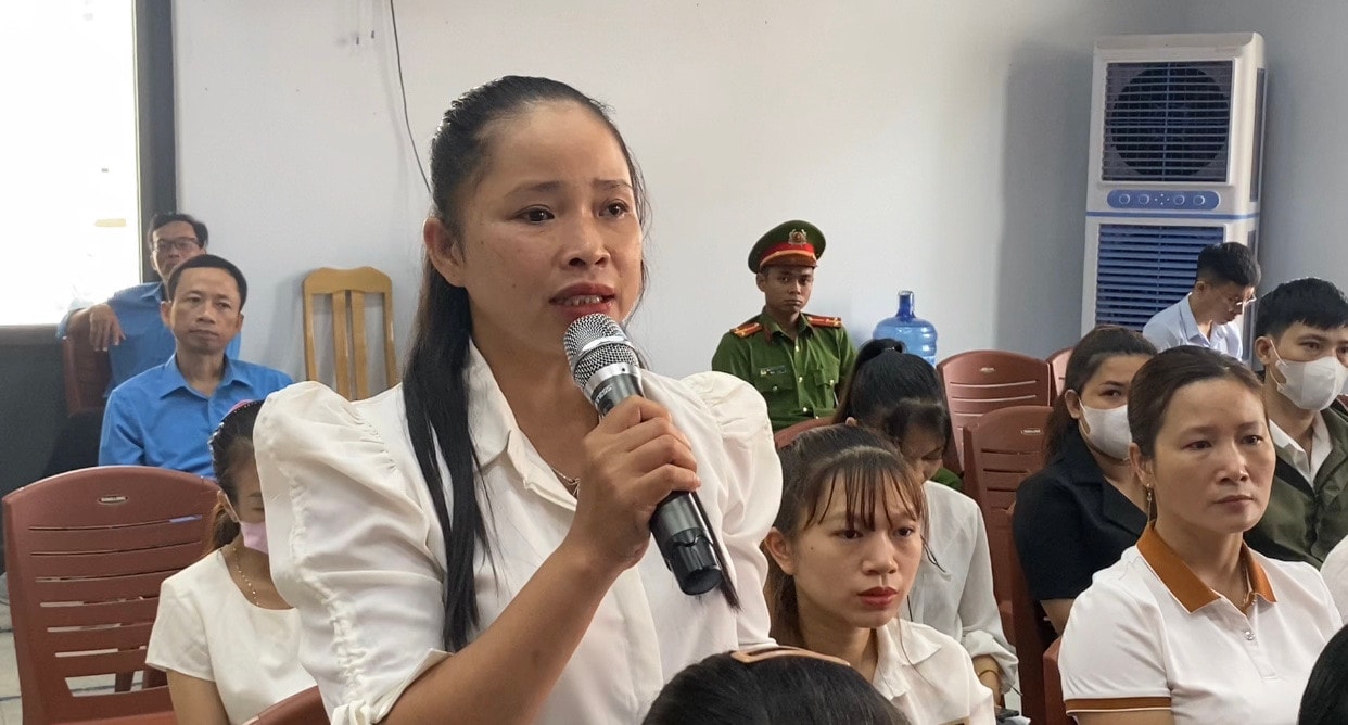 Đoàn ĐBQH tỉnh Quảng Nam tiếp xúc cử tri chuyên đề với công nhân lao động -0