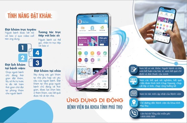 Phần mềm quản lý sức khỏe điện tử của Bệnh viện
