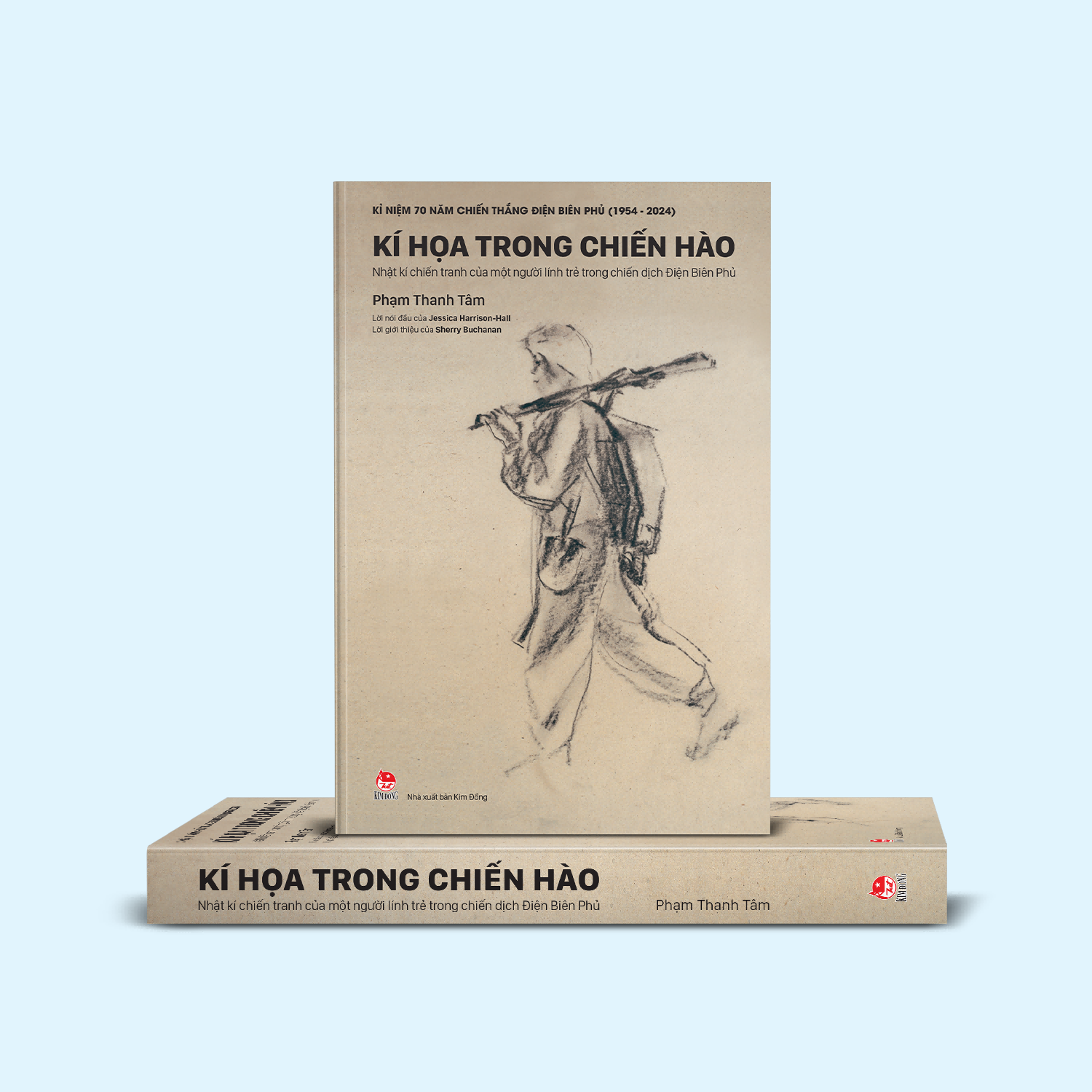 Cuốn "Kí họa trong chiến hào" của Phạm Thanh Tâm lần đầu tiên được xuất bản bằng tiếng Việt