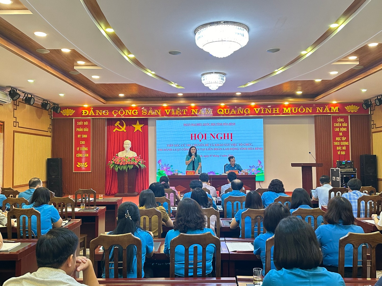 Hòa Bình: Tháo gỡ khó khăn, vướng mắc, bất cập từ thực tiễn thi hành Luật Công đoàn -0