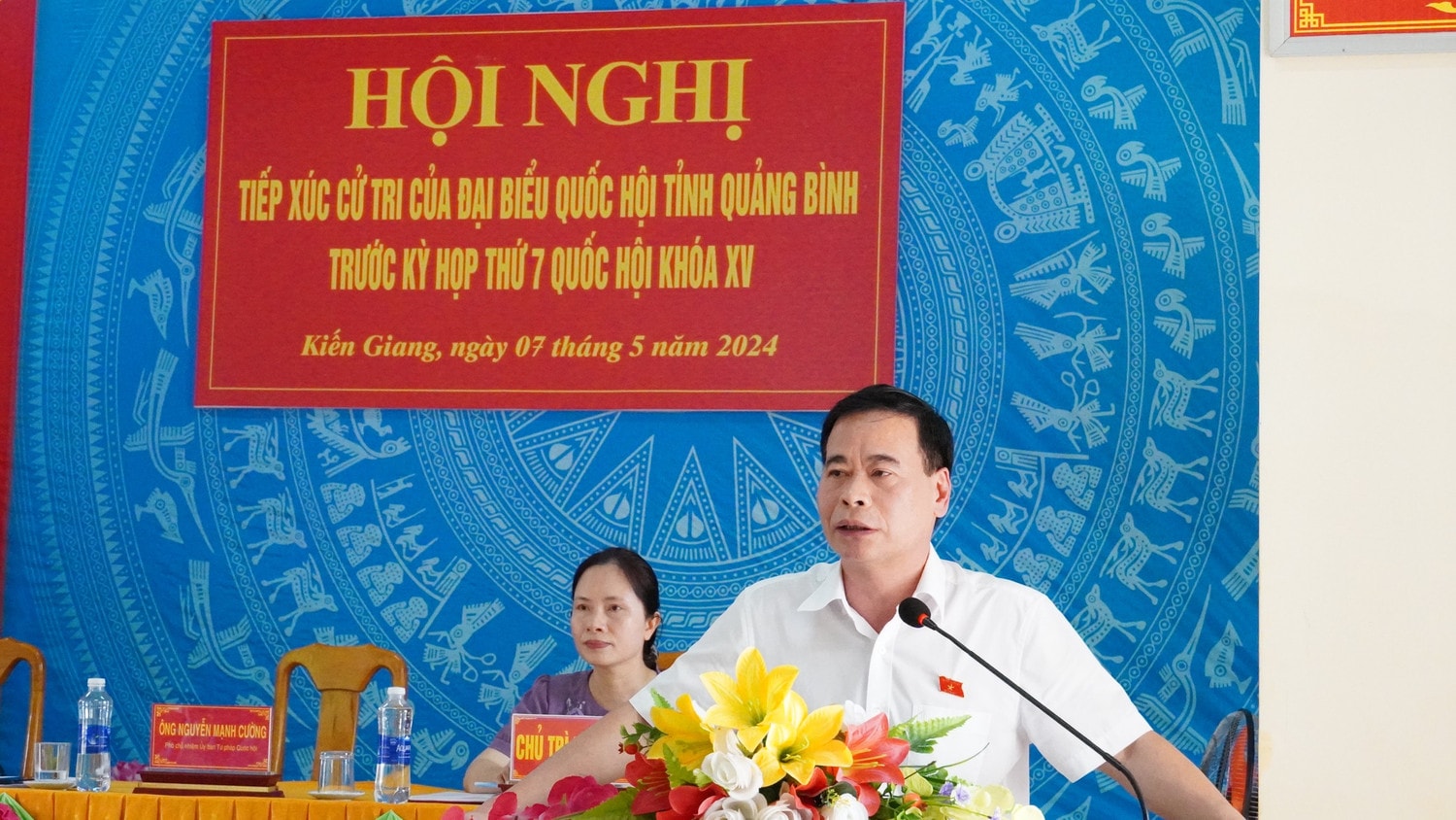 Quảng Bình: Cử tri kiến nghị về đấu nối đường và tái định cư Dự án cao tốc Bắc - Nam -0