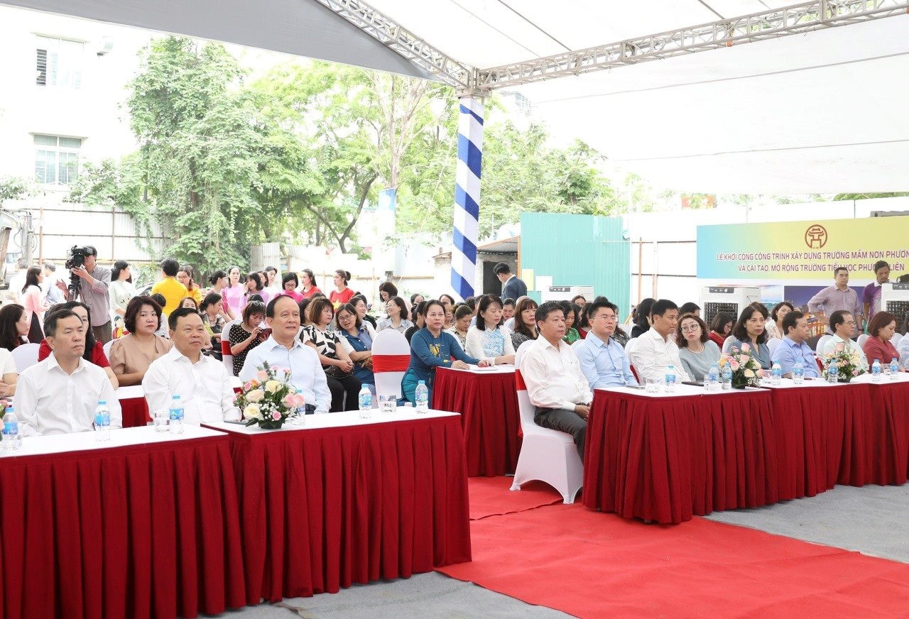 Hà Nội: Khởi công xây dựng Trường Mầm non Phương Liên -0