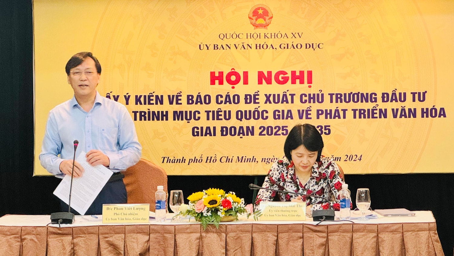 Góp ý Chương trình mục tiêu quốc gia về phát triển văn hóa -0