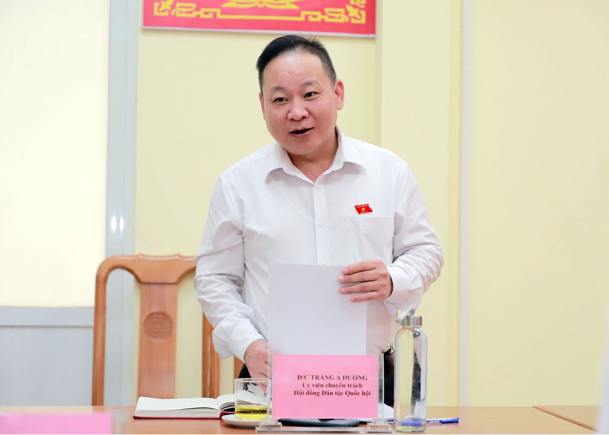 Đoàn ĐBQH tỉnh Hà Giang làm việc với Ban Dân tộc tỉnh trước Kỳ họp thứ Bảy, Quốc hội Khóa XV -0