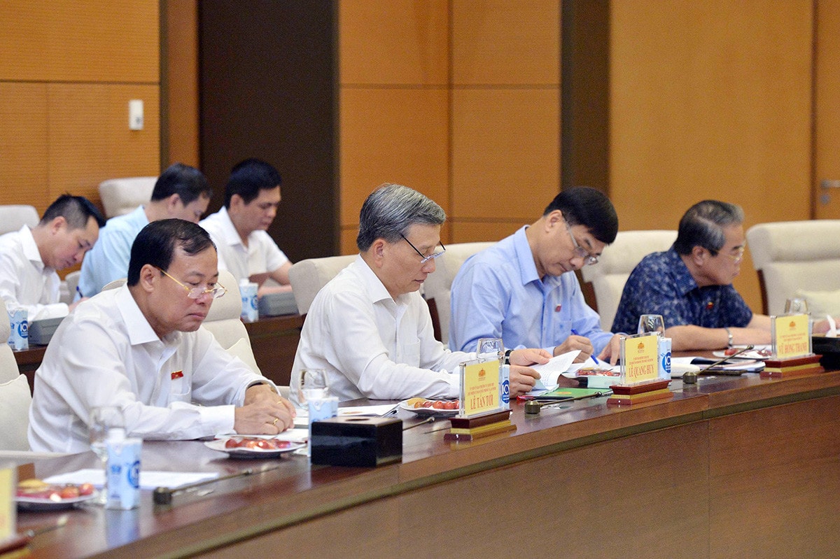 Phó Chủ tịch Thường trực Quốc hội Trần Thanh Mẫn chủ trì họp giao ban của Lãnh đạo Quốc hội và Thường trực các cơ quan của Quốc hội