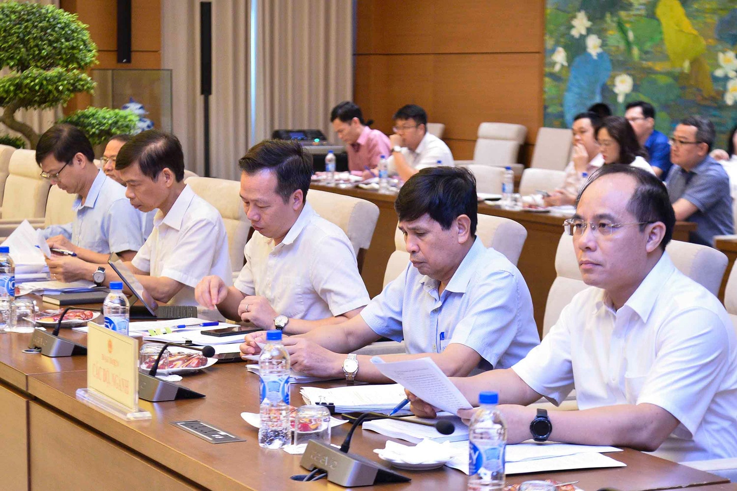 Các đại biểu dự phiên họp