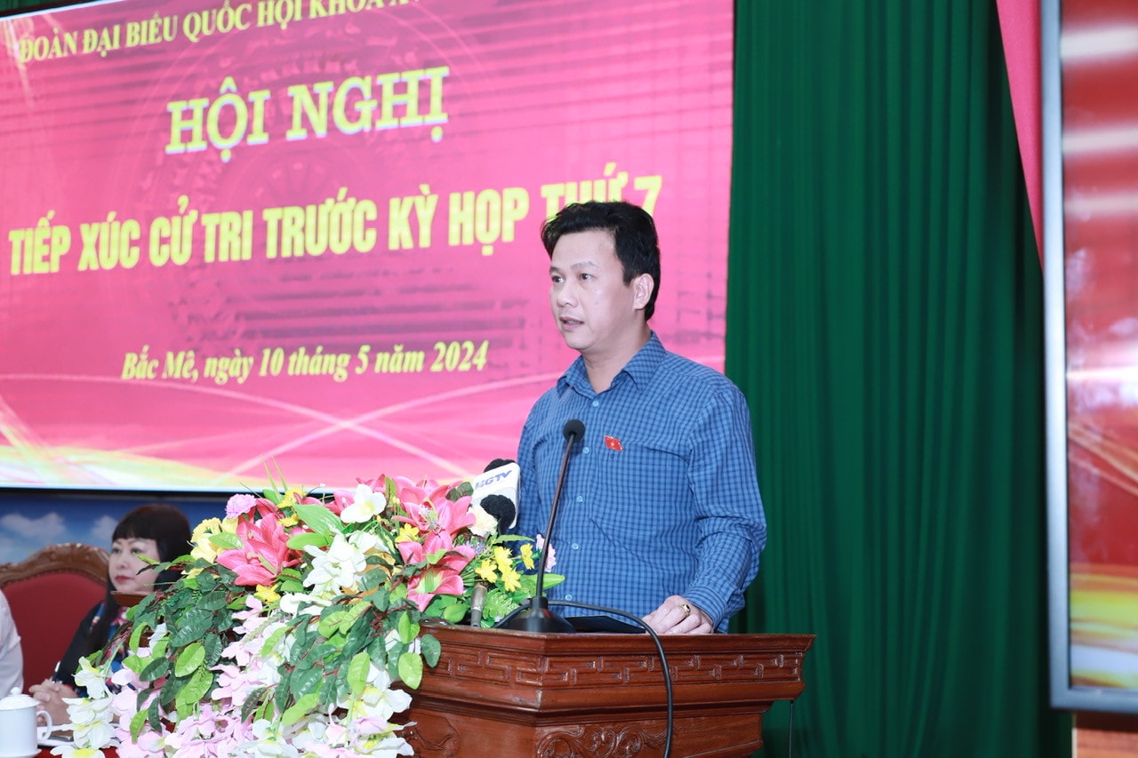 Cử tri đề nghị phân cấp cho UBND cấp huyện được cấp giấy phép khai thác khoáng sản làm vật liệu xây dựng thông thường -0
