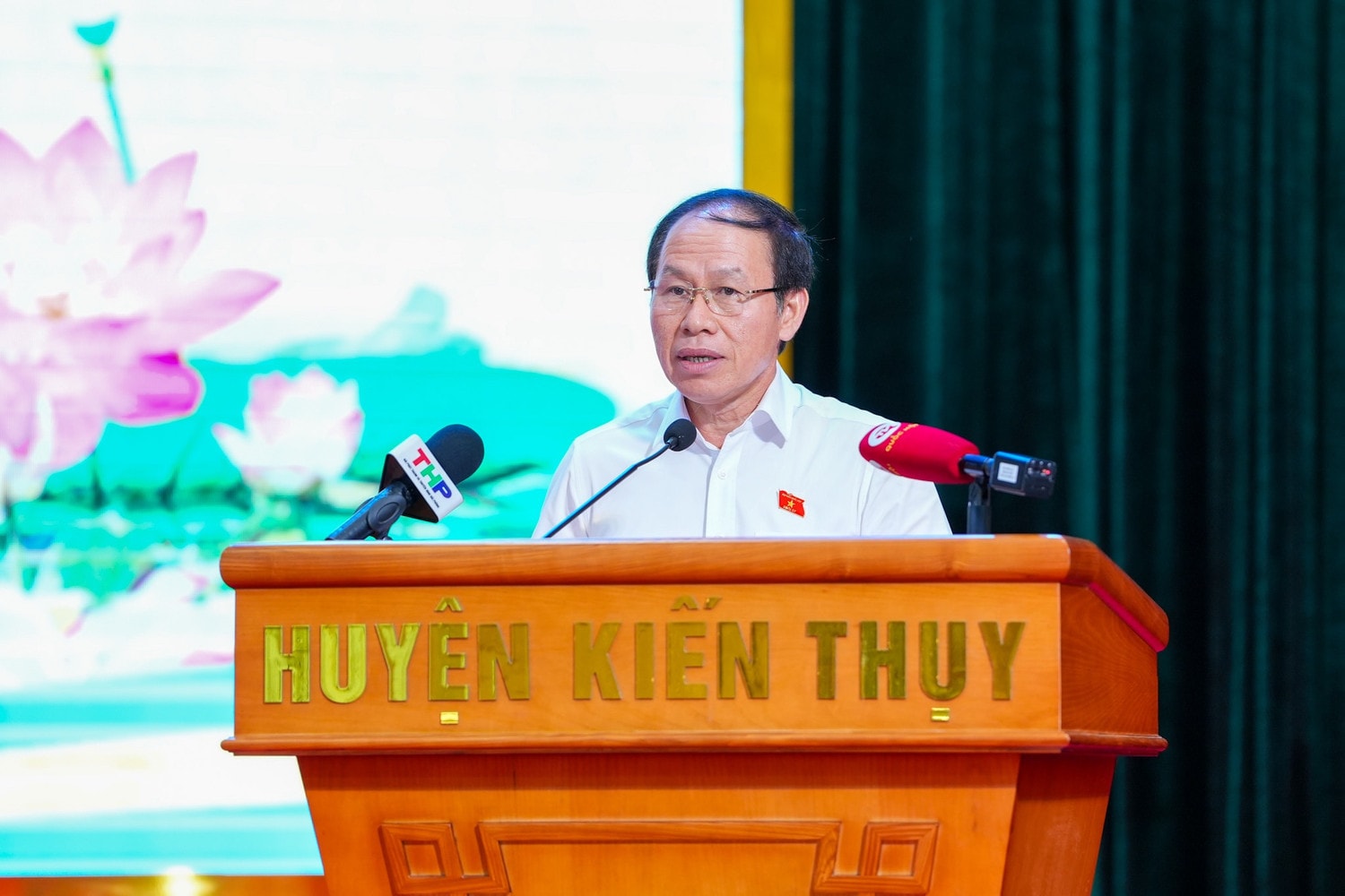 Phó Thủ tướng Chính phủ Trần Lưu Quang tiếp xúc cử tri huyện Kiến Thụy, thành phố Hải Phòng -0
