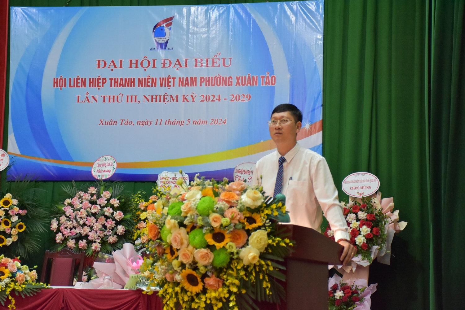 Đại hội đại biểu Hội Liên hiệp Thanh niên Việt Nam Phường Xuân Tảo Lần thứ III -0