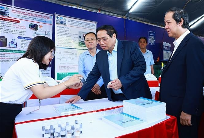 Thủ tướng Phạm Minh Chính dự Ngày hội Khởi nghiệp quốc gia của học sinh, sinh viên lần thứ 6 -0