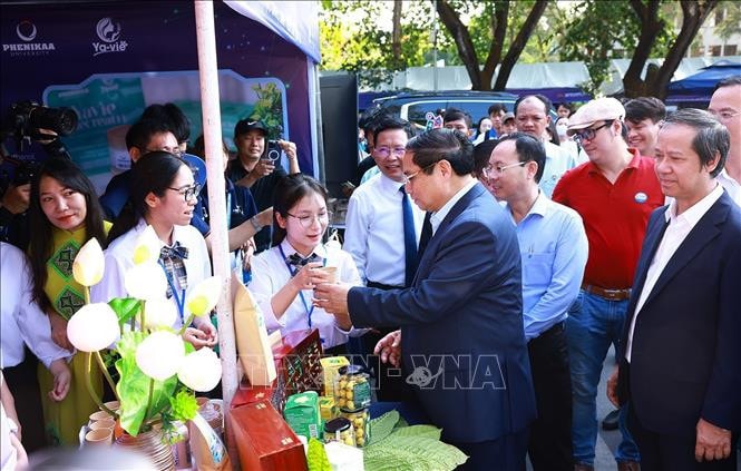 Thủ tướng Phạm Minh Chính dự Ngày hội Khởi nghiệp quốc gia của học sinh, sinh viên lần thứ 6 -0