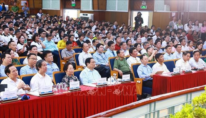 Thủ tướng Phạm Minh Chính dự Ngày hội Khởi nghiệp quốc gia của học sinh, sinh viên lần thứ 6 -0