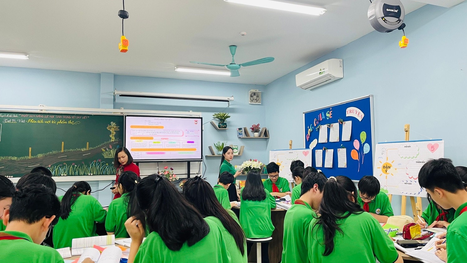 Quận Ba Đình tập trung đầu tư xây dựng trường học thông minh -1
