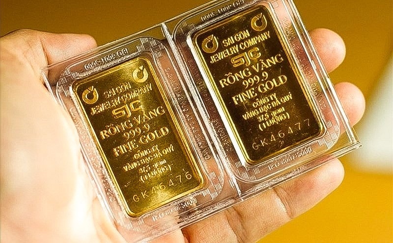 Dự báo giá vàng trong nước sẽ còn tăng “nóng”. Nguồn:ITN