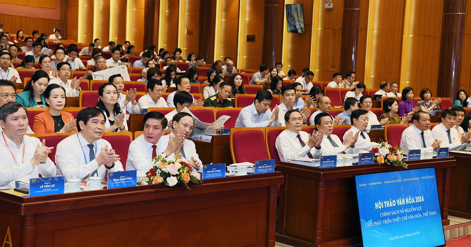 Phó Chủ tịch Thường trực Quốc hội Trần Thanh Mẫn dự Hội thảo Văn hóa 2024 tại Quảng Ninh -0
