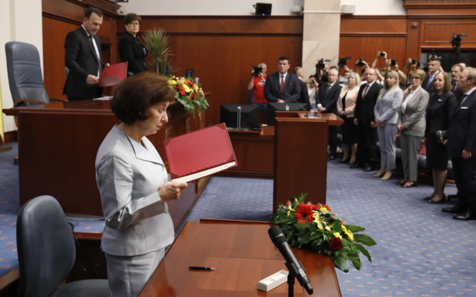 Tân Tổng thống Bắc Macedonia phát biểu gây tranh cãi tại lễ nhậm chức -0