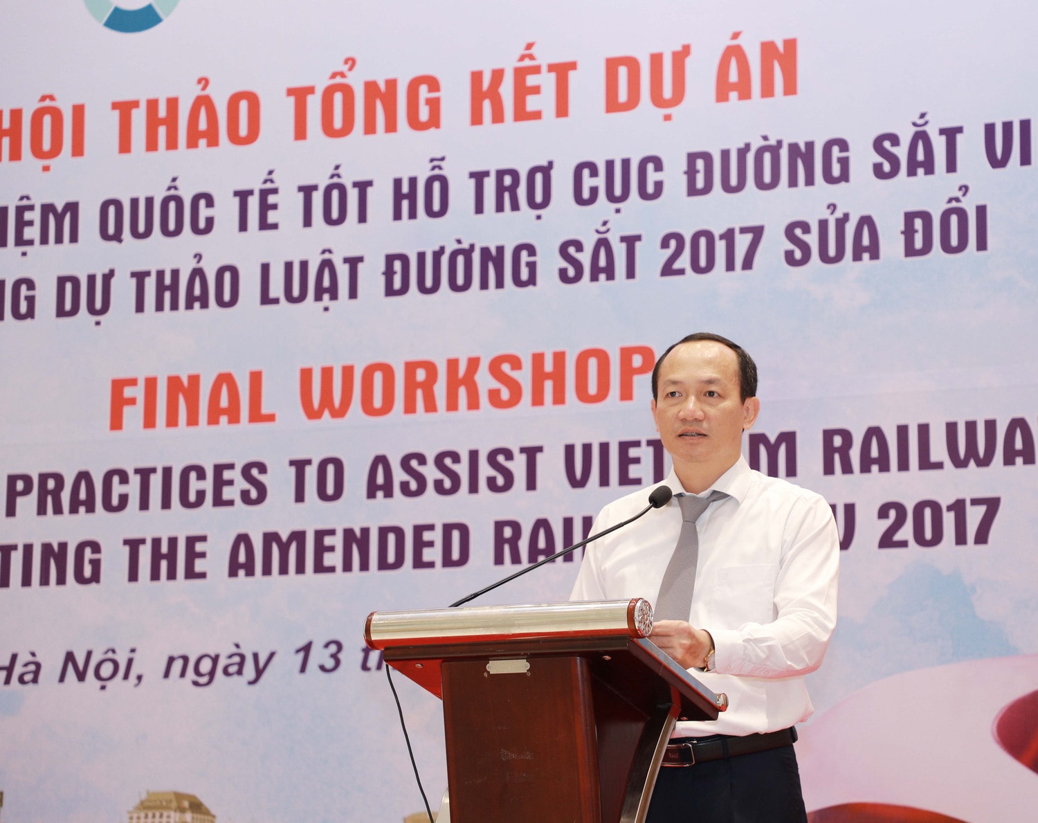 Cục trưởng Cục Đường sắt Việt Nam Trần Thiện Cảnh phát biểu khai mạc Kinh nghiệm quốc tế trong xây dựng Luật Đường sắt (sửa đổi) -0