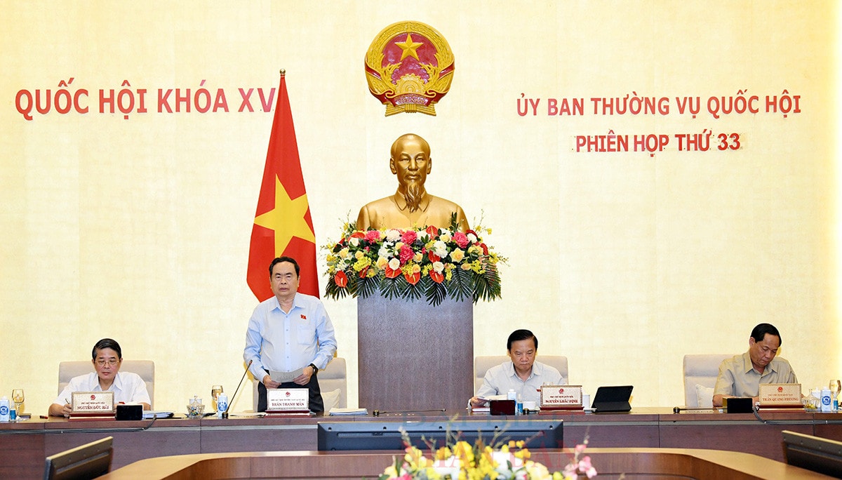 Khai mạc Phiên họp thứ 33 của Ủy ban Thường vụ Quốc hội -3