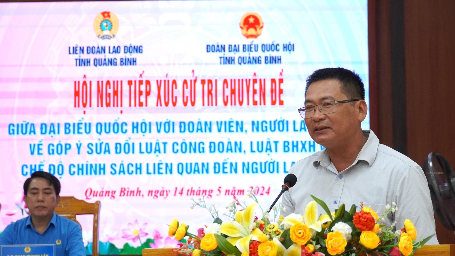 Quảng Bình: Đoàn ĐBQH tỉnh tiếp xúc cử tri là người lao động -0