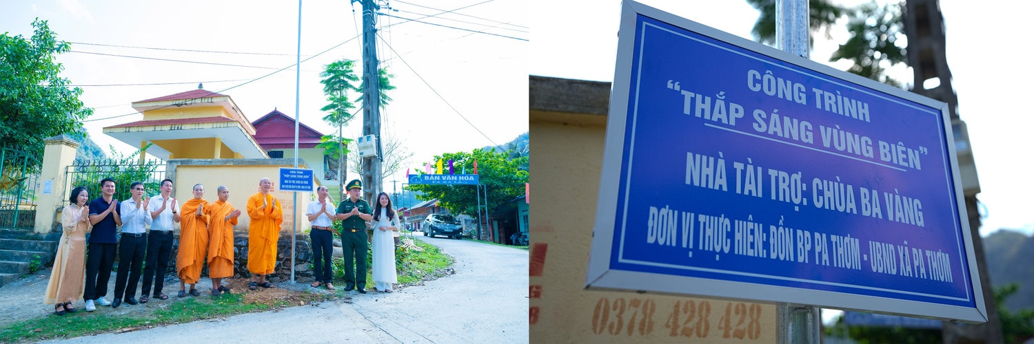 Chùa Ba Vàng chung tay xây dựng Nông thôn mới Pa Thơm - Điện Biên - 0