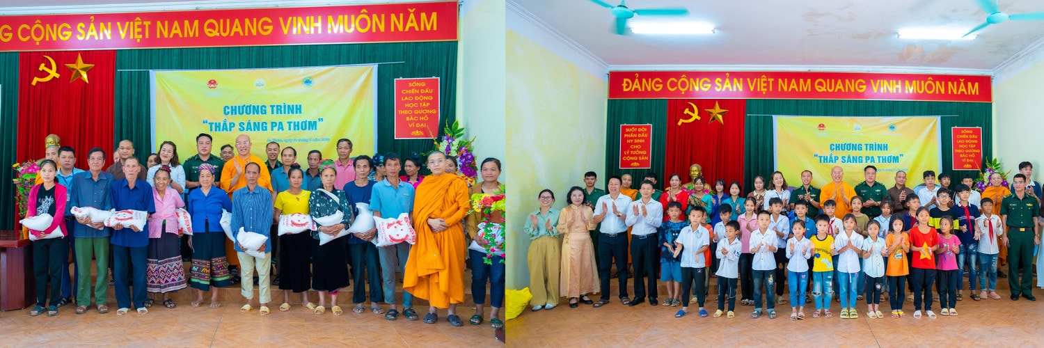 Chùa Ba Vàng chung tay xây dựng Nông thôn mới Pa Thơm - Điện Biên - 0