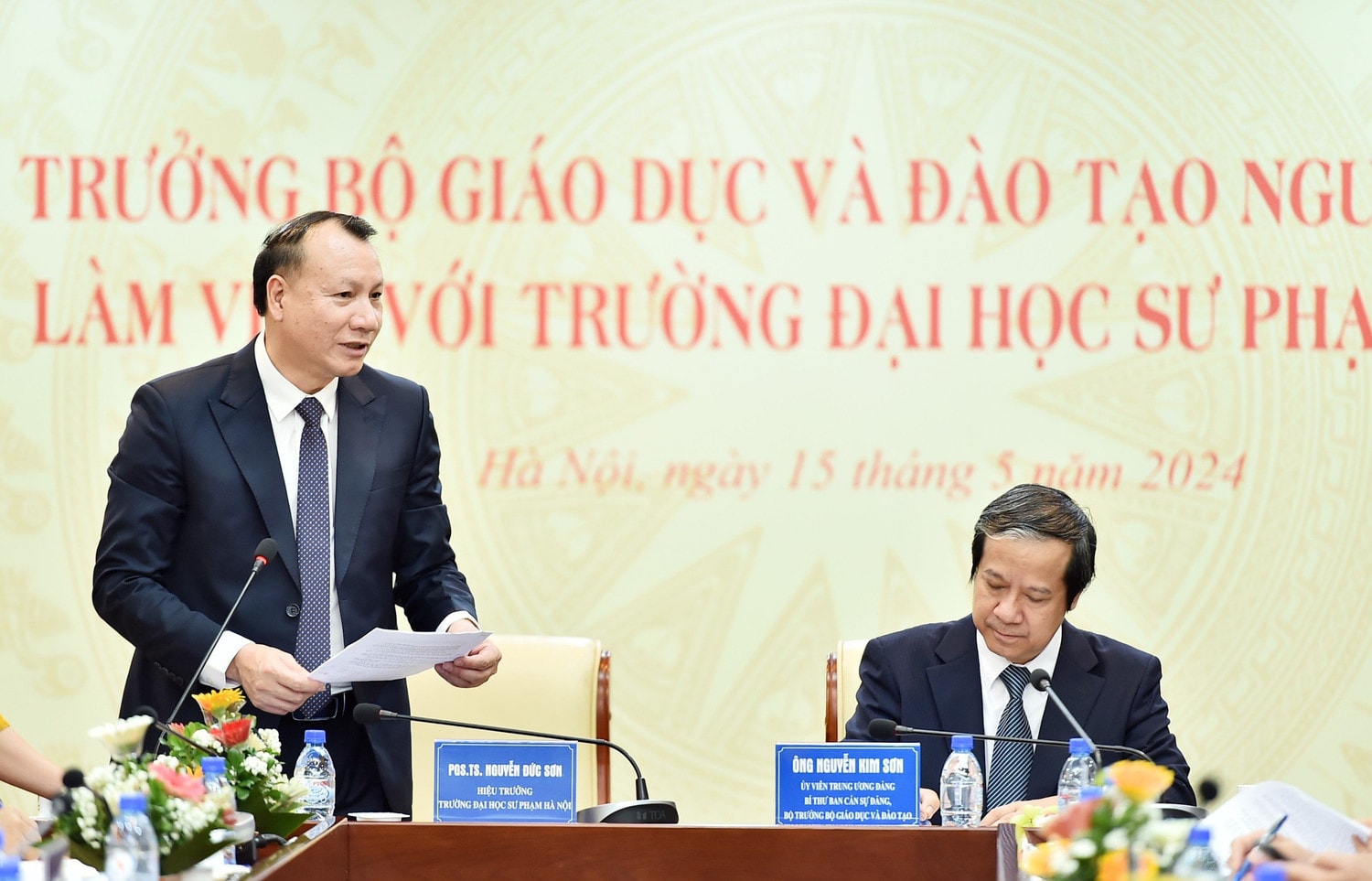 Bộ trưởng Bộ GD-ĐT: Trường Đại học Sư phạm Hà Nội cần xuất hiện trong dòng đổi mới rõ nét hơn nữa -0
