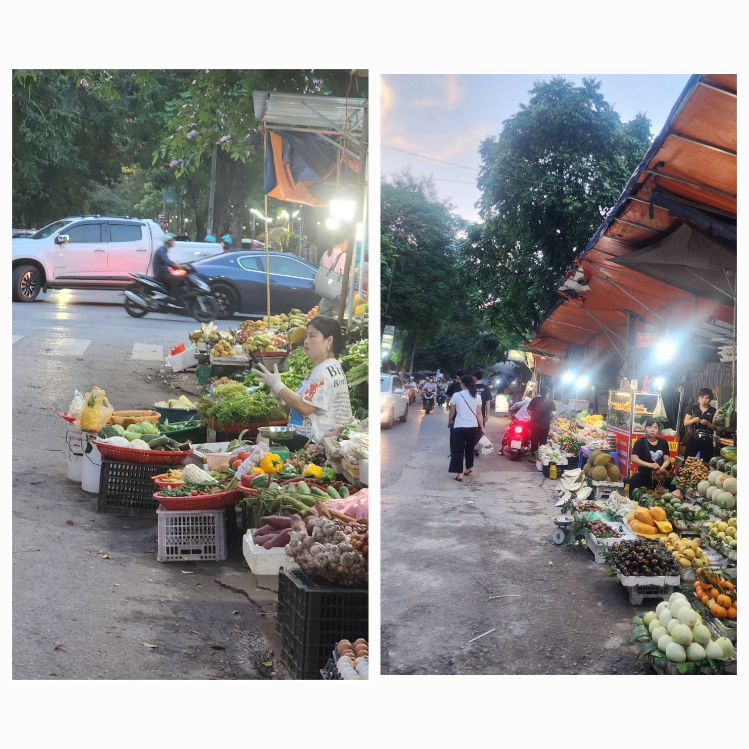 Chợ cóc, chợ tạm tiềm ẩn nhiều nguy cơ mất an toàn giao thông -0