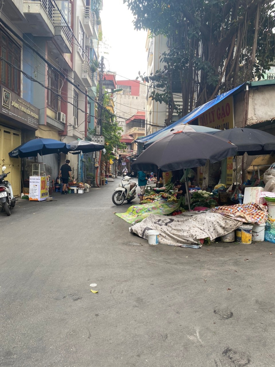 Chợ cóc, chợ tạm tiềm ẩn nhiều nguy cơ mất an toàn giao thông -0