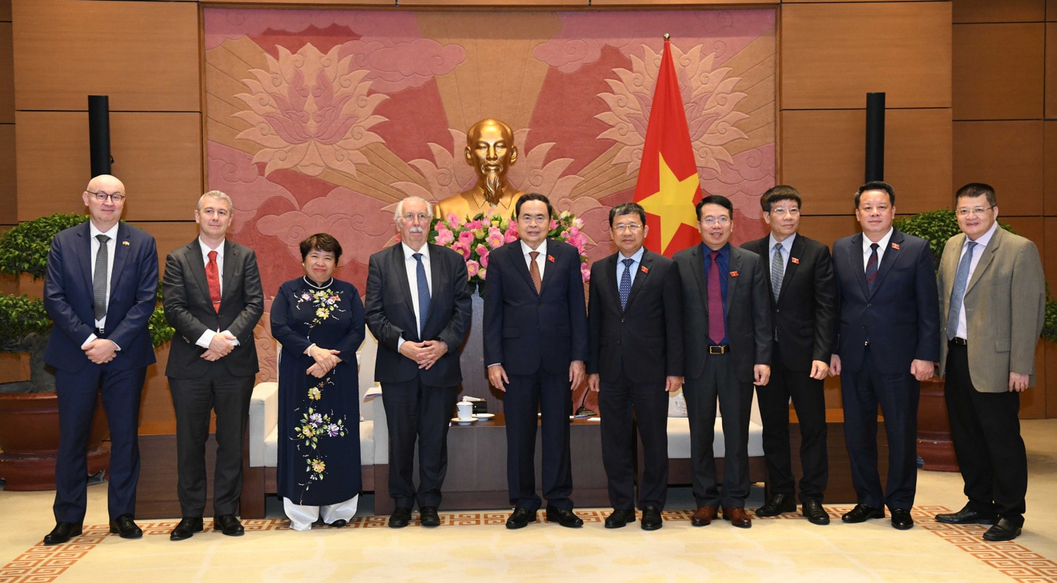 Phó Chủ tịch Thường trực Quốc hội Trần Thanh Mẫn tiếp Bộ trưởng Quốc vụ, nguyên Chủ tịch Hạ viện Vương quốc Bỉ ảnh 8 Phó Chủ tịch Thường trực Quốc hội Trần Thanh Mẫn tiếp Bộ trưởng Quốc vụ, nguyên Chủ tịch Hạ viện Vương quốc Bỉ -0