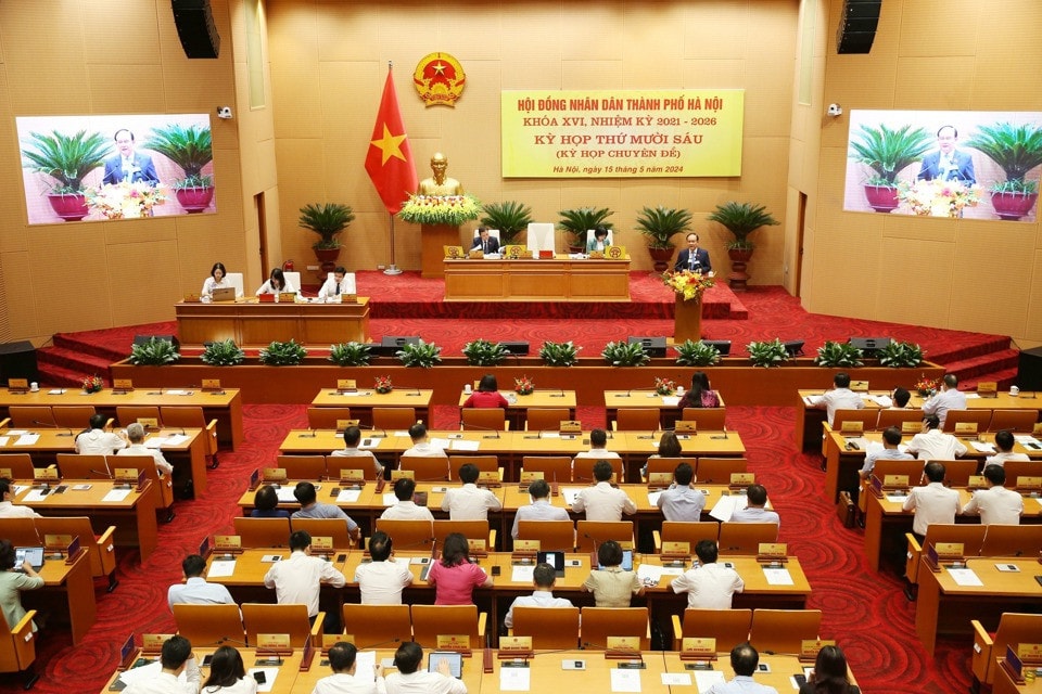 Khai mạc Kỳ họp thứ 16 HĐND thành phố Hà Nội -0